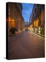 View of the Town along North Walls (Mura Di Tramontana)-Guido Cozzi-Stretched Canvas