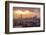 View of the Town at the Sunset from the Monument-Massimo Borchi-Framed Photographic Print