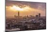 View of the Town at the Sunset from the Monument-Massimo Borchi-Mounted Photographic Print