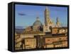 View of the Town by Drone-Guido Cozzi-Framed Stretched Canvas