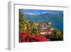 View of the Town Centre with Parish Church and Lake, Ascona, Lake Maggiore, Switzerland-null-Framed Art Print