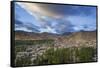 View of the Town from a Small Hill near Main Bazaar-Guido Cozzi-Framed Stretched Canvas