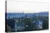 View of the Town from Bathwick Meadow-Guido Cozzi-Stretched Canvas