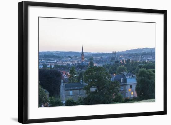 View of the Town from Bathwick Meadow-Guido Cozzi-Framed Photographic Print