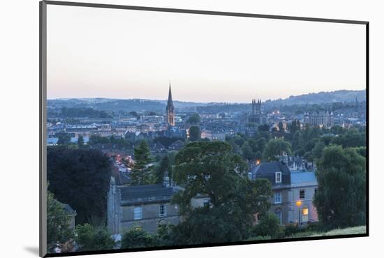 View of the Town from Bathwick Meadow-Guido Cozzi-Mounted Photographic Print