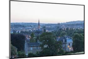 View of the Town from Bathwick Meadow-Guido Cozzi-Mounted Photographic Print