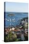 View of the Town from Fortress, Hvar Town, Hvar Island, Croatia-Guido Cozzi-Stretched Canvas