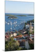 View of the Town from Fortress, Hvar Town, Hvar Island, Croatia-Guido Cozzi-Mounted Premium Photographic Print