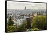 View of the Town from Montmartre Hill-Massimo Borchi-Framed Stretched Canvas