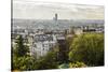 View of the Town from Montmartre Hill-Massimo Borchi-Stretched Canvas