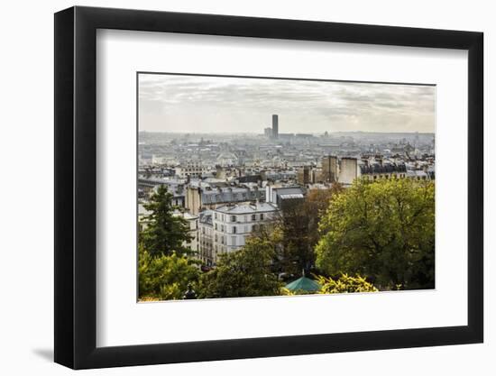 View of the Town from Montmartre Hill-Massimo Borchi-Framed Photographic Print