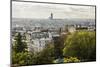 View of the Town from Montmartre Hill-Massimo Borchi-Mounted Photographic Print