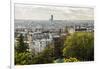 View of the Town from Montmartre Hill-Massimo Borchi-Framed Photographic Print