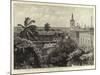 View of the Town from the British Consulate, Mocambique-Harry Hamilton Johnston-Mounted Giclee Print