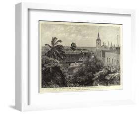View of the Town from the British Consulate, Mocambique-Harry Hamilton Johnston-Framed Giclee Print