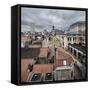 View of the Town from the Panoramic Terrace-Massimo Borchi-Framed Stretched Canvas