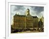 View of the Town Hall, Amsterdam-Gerrit Adriaensz Berckheyde-Framed Giclee Print