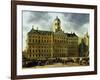 View of the Town Hall, Amsterdam-Gerrit Adriaensz Berckheyde-Framed Giclee Print