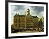View of the Town Hall, Amsterdam-Gerrit Adriaensz Berckheyde-Framed Giclee Print