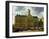 View of the Town Hall, Amsterdam-Gerrit Adriaensz Berckheyde-Framed Giclee Print