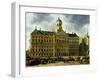 View of the Town Hall, Amsterdam-Gerrit Adriaensz Berckheyde-Framed Giclee Print