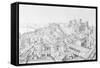 View of the Town of Avignon and its Surroundings-Etienne Martellange-Framed Stretched Canvas