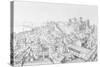 View of the Town of Avignon and its Surroundings-Etienne Martellange-Stretched Canvas