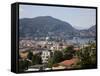 View of the Town of Como, Lake Como, Lombardy, Italian Lakes, Italy, Europe-Frank Fell-Framed Stretched Canvas