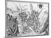 View of the Town of Liege, after a 16th century engraving-null-Mounted Giclee Print