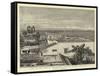 View of the Town of Mocambique from the British Consulate-Harry Hamilton Johnston-Framed Stretched Canvas