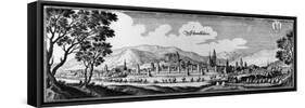 View of the Town of Schmalkalden, 1650-Matthaus, The Elder Merian-Framed Stretched Canvas