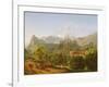 View of the Town of Sion in Valais, 1810-Lancelot Theodore Turpin de Crisse-Framed Giclee Print