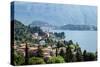 View of the town of Tremezzo, Lake Como, Italian Lakes, Lombardy, Italy, Europe-Jean Brooks-Stretched Canvas