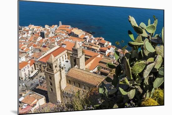 View of the Town with the Duomo (Cathedral) from the Rocca (Fortress)-Massimo Borchi-Mounted Photographic Print