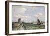 View of the Trekvliet Canal Near the Hague, 1870-Johannes Hendrik Weissenbruch-Framed Giclee Print