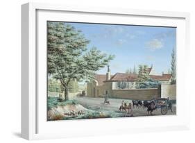 View of the Trou D'Enfer Farm Between Saint-Germain and Marly, C.1810-Antoine Pierre Mongin-Framed Giclee Print