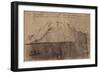 View of the Troy Excavations Seen from the West-Heinrich Schliemann-Framed Giclee Print