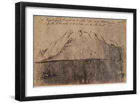 View of the Troy Excavations Seen from the West-Heinrich Schliemann-Framed Giclee Print