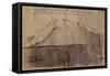 View of the Troy Excavations Seen from the West-Heinrich Schliemann-Framed Stretched Canvas