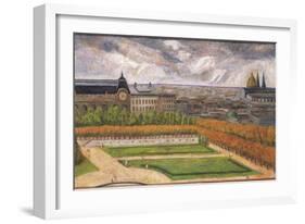 View of the Tuileries, 1995-Pedro Diego Alvarado-Framed Giclee Print