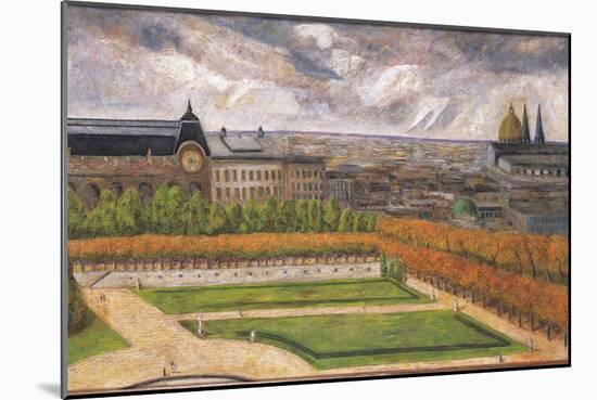 View of the Tuileries, 1995-Pedro Diego Alvarado-Mounted Giclee Print