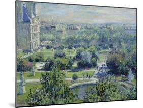 View of the Tuileries Gardens, Paris, 1876-Claude Monet-Mounted Giclee Print