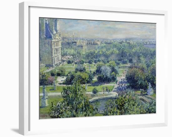 View of the Tuileries Gardens, Paris, 1876-Claude Monet-Framed Giclee Print