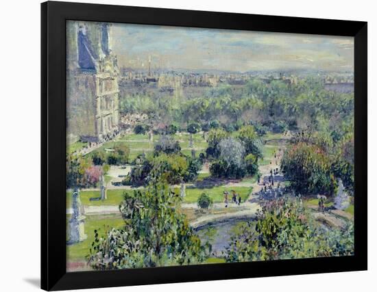 View of the Tuileries Gardens, Paris, 1876-Claude Monet-Framed Premium Giclee Print