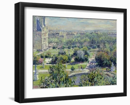 View of the Tuileries Gardens, Paris, 1876-Claude Monet-Framed Giclee Print