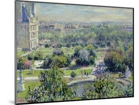 View of the Tuileries Gardens, Paris, 1876-Claude Monet-Mounted Premium Giclee Print