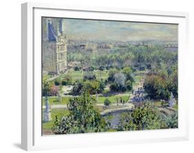 View of the Tuileries Gardens, Paris, 1876-Claude Monet-Framed Giclee Print