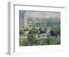 View of the Tuileries-Claude Monet-Framed Premium Giclee Print