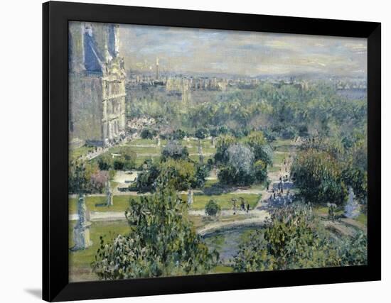 View of the Tuileries-Claude Monet-Framed Giclee Print