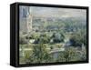 View of the Tuileries-Claude Monet-Framed Stretched Canvas